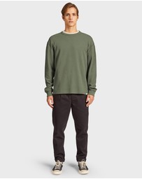 Academy Brand - Perry LS Waffle Crew