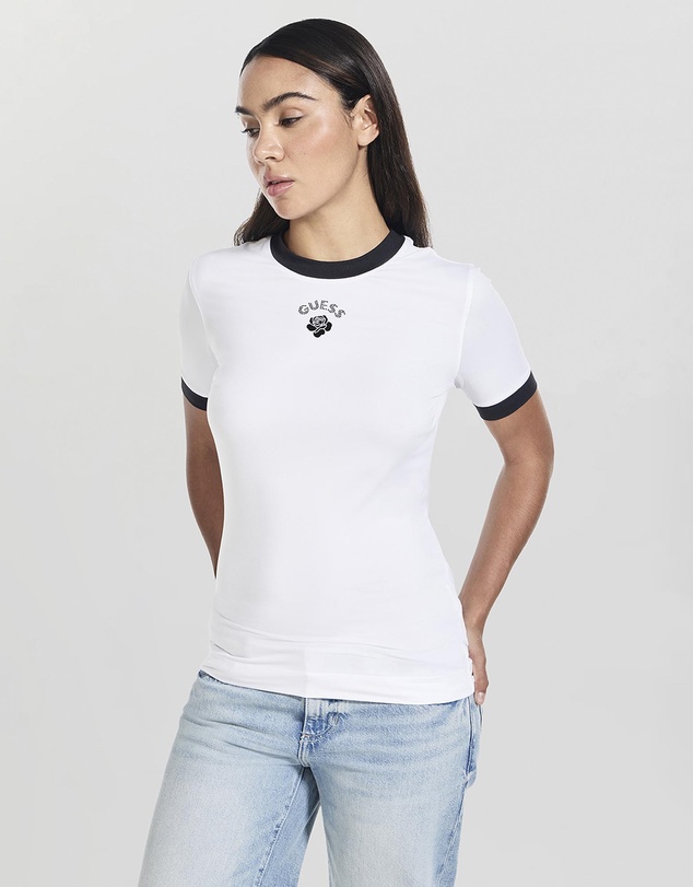 GUESS - SS CN Mini Rose Top