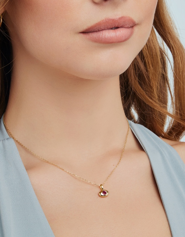 Zoe Olivia - 14K Gold Vermeil July Birthstone Charm