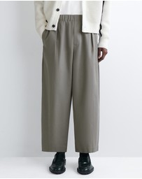 COS - Cotton Cropped Relaxed-Fit Barrel Leg Trousers