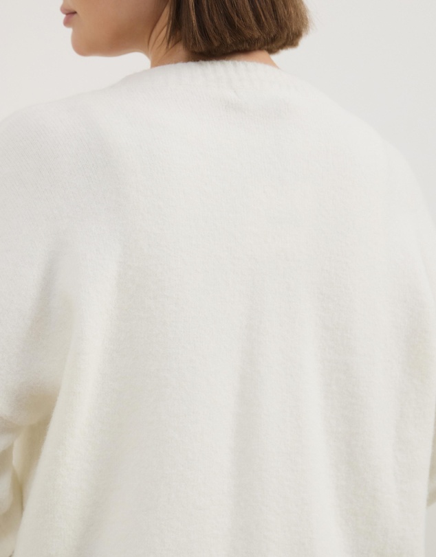 Atmos&Here Curvy - Tiana Fluffy Knit Cardigan
