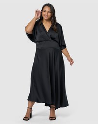 Pink Dusk by Curve Project - My Boo Midi Dress