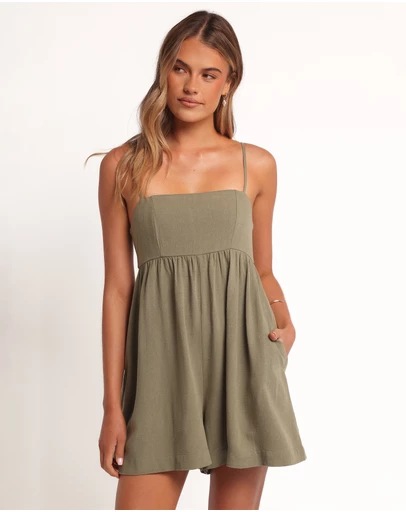 Petal & Pup - Quinley Playsuit - Olive