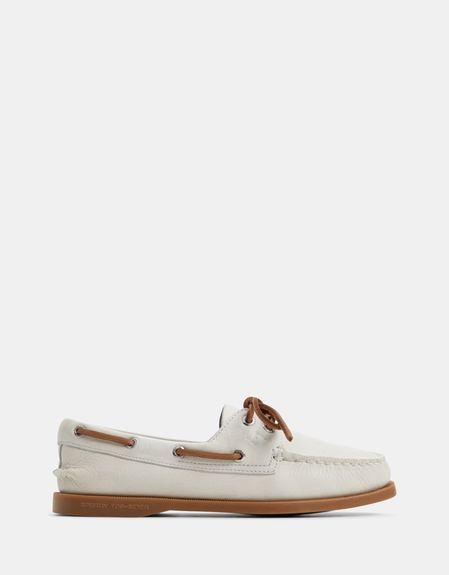 Sperry - A/O 2-Eye Leather White Gum- Women's