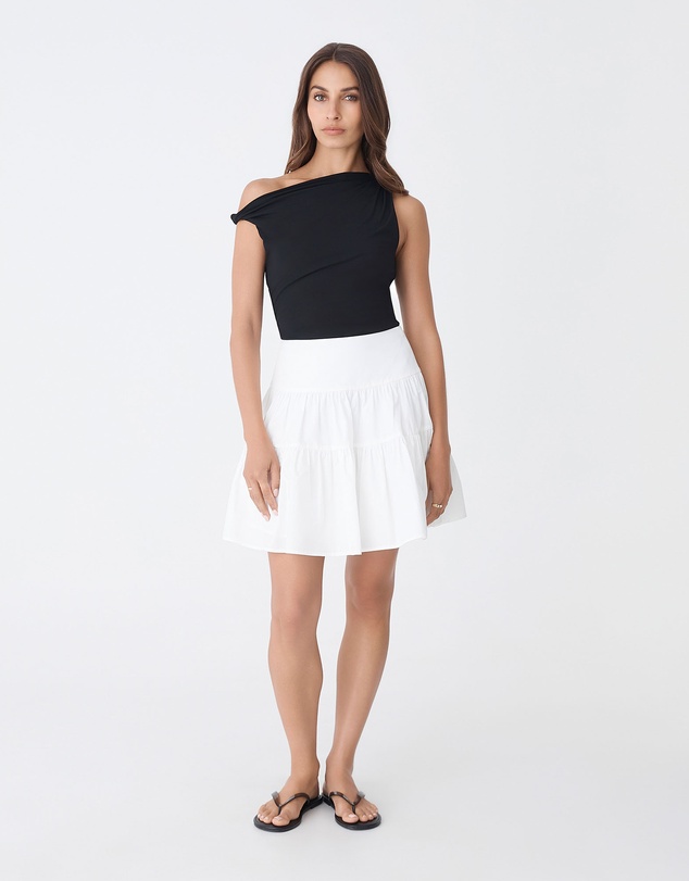 Forcast - Montana Tiered Mini Skirt