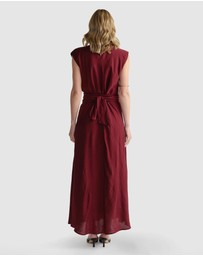 Decjuba - Tia Knot Front Midi Dress