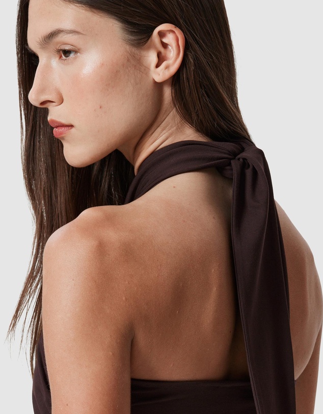& Other Stories - Halterneck Midi Dress