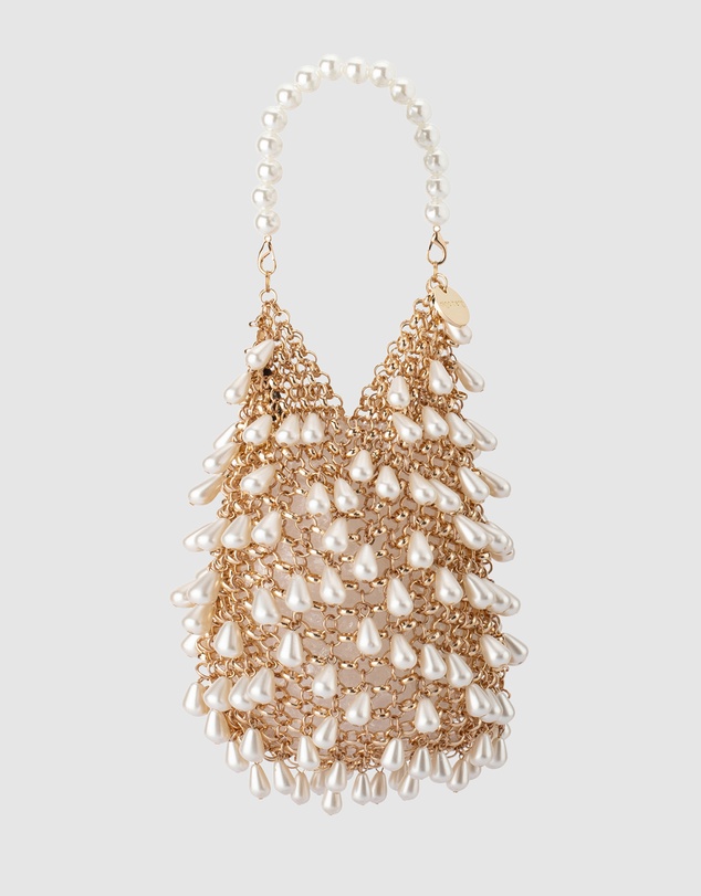 Olga Berg - Jaden Pearl Chainmail Bag