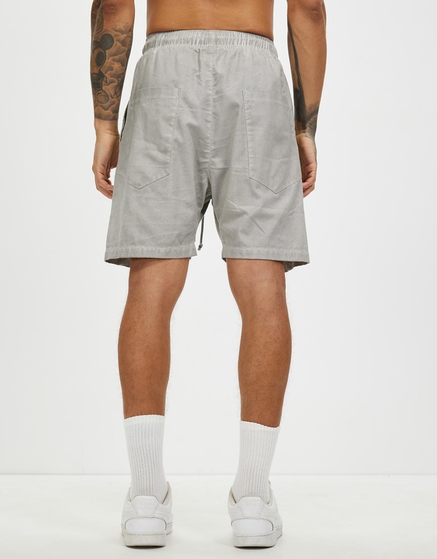 Surrounded By Ghosts - The Obsidian Linen Drawstring Shorts