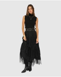 Belle & Bloom - Dreamy Days Lace Tiered Skirt