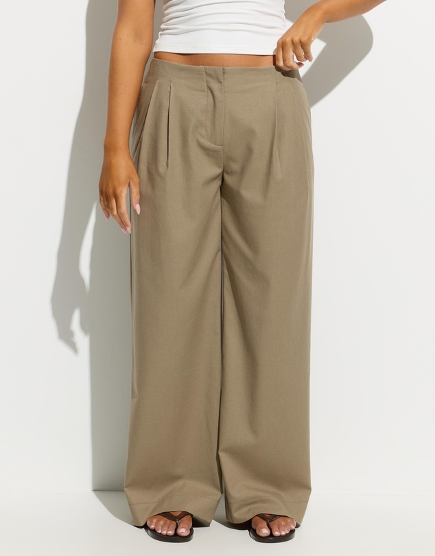 Dazie - Trevi Linen Blend Tailored Pants