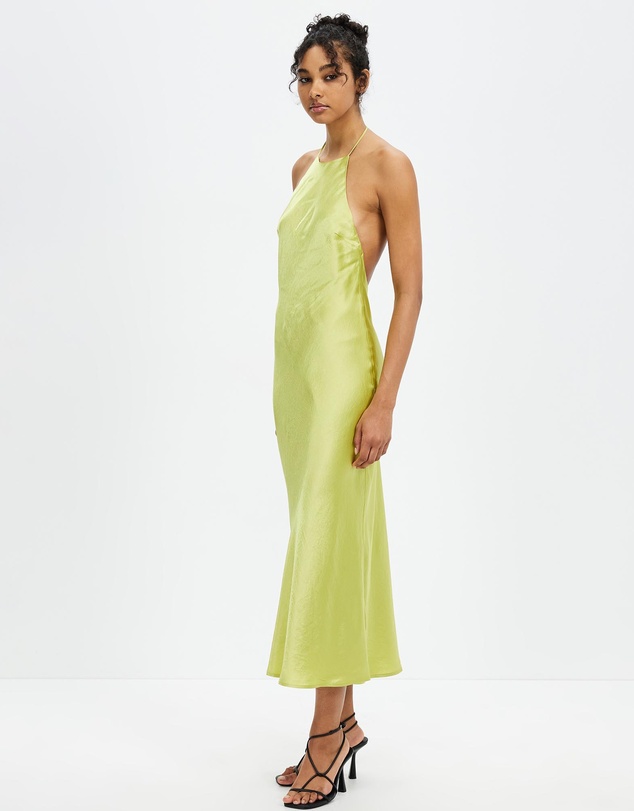 Third Form - Crush Bias Halter Dress