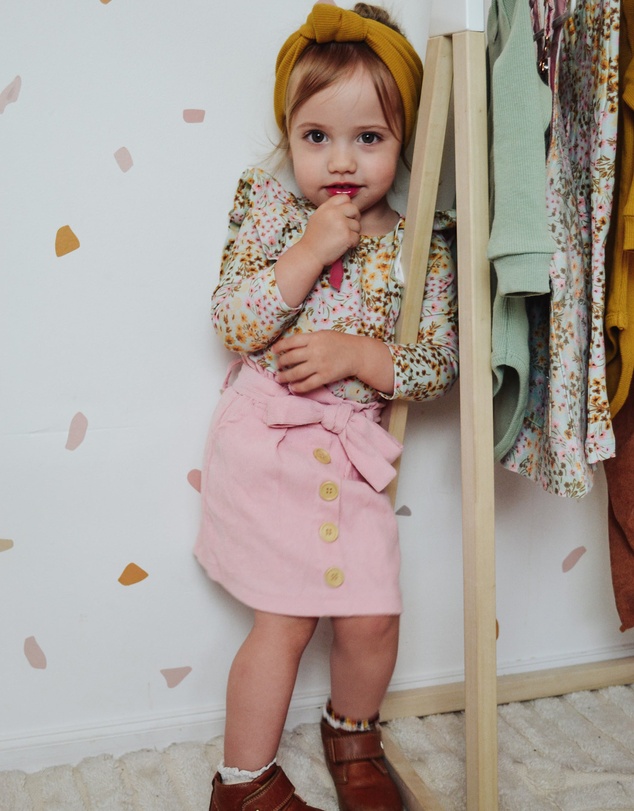WITH LOVE FOR KIDS - Heidi Mini Cord Skirt - Babies - Kids