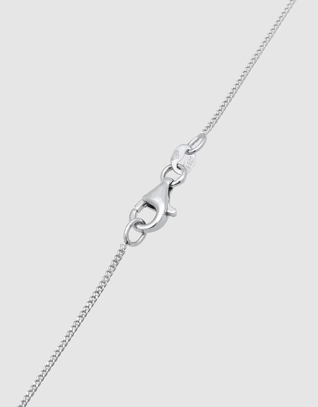 Elli Jewelry - Necklace Pendant Crescent Moon Star Astro in 925 Sterling Silver