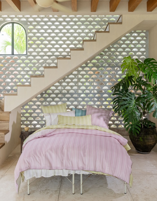Linen House - Monday Stripe Quilt Cover Set