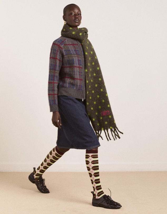 Damson Madder - DM Fluffy Scarf