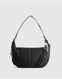 Nere - Coated Crescent Sling Bag