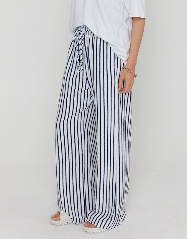 ALEXANDRA - Jojo Pants Navy Stripe