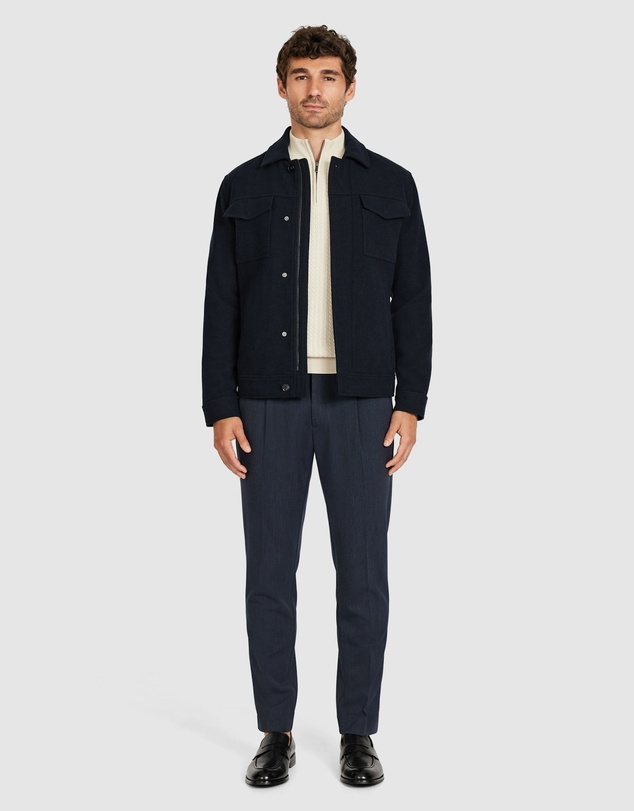 Tarocash - Lleyton Wool Zip Jacket