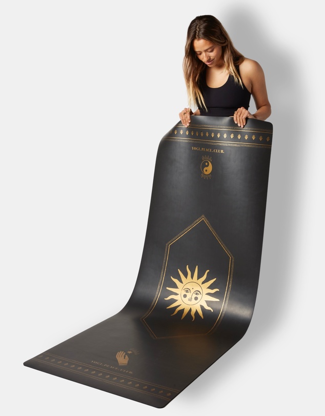 Yogi Peace Club - Deluxe Gold Sun Yoga Mat