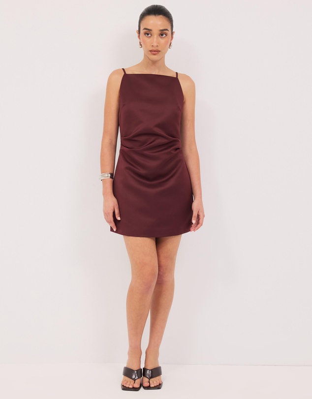 Calli - Marla Satin Mini Dress