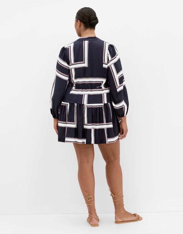 City Chic - Laurie Print Mini Dress