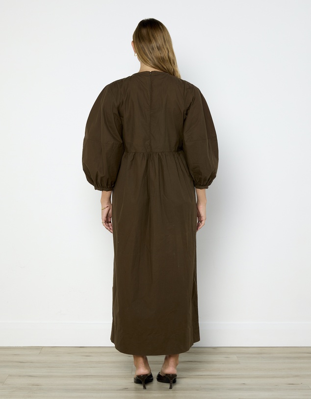 Cirkular - Pre-Loved - Caes Round Sleeve Maxi Dress