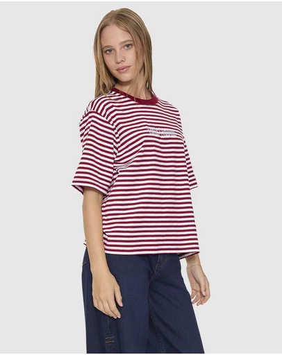 Thrills - Primitive Stripe Square Tee