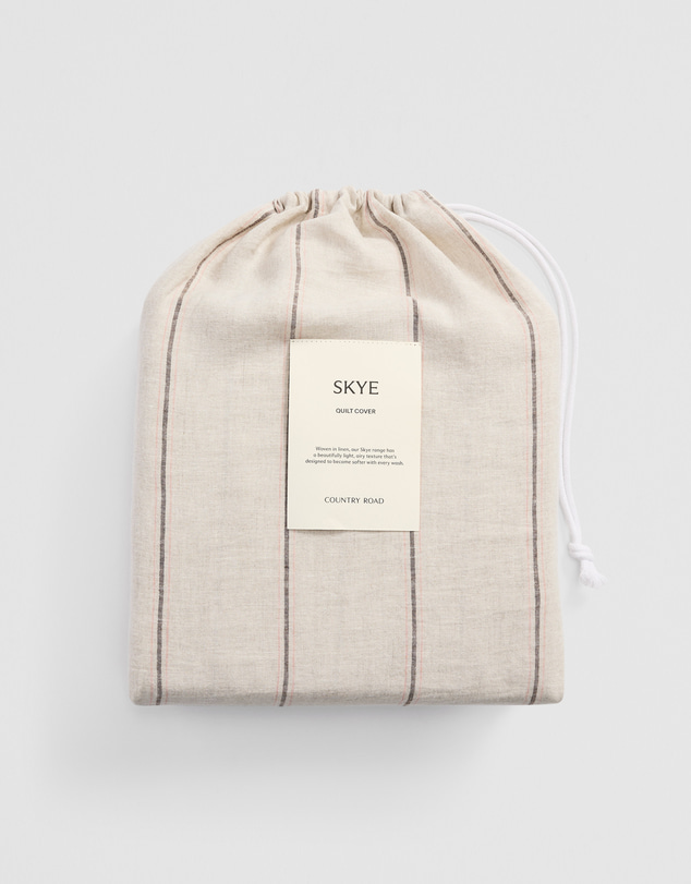 Country Road - Skye Linen Queen Quilt Cover