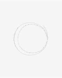 Michael Hill - 45cm Multi-Layer Bead Chain in Silver