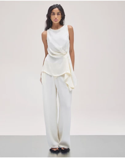 Minima Esenciales - Edith Cupro Longline Top