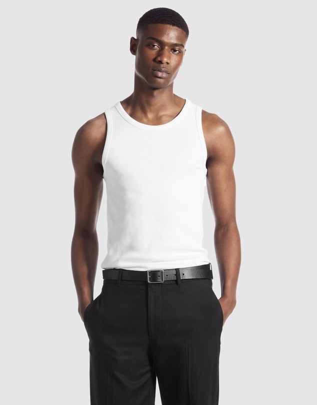 COS - Slim Ribbed Cotton Tank Top