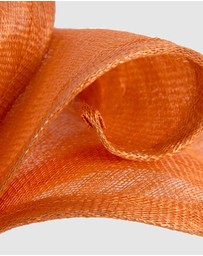 Max Alexander - Large Orange Sinamay Racing Fascinator