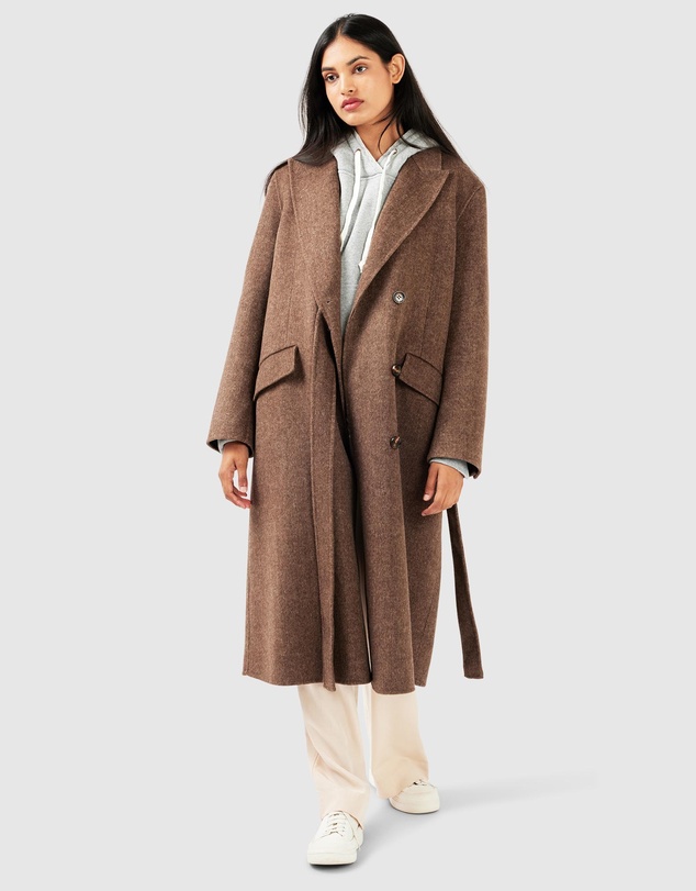 Belle & Bloom - Right There Side Tie Coat - Iconic Exclusive