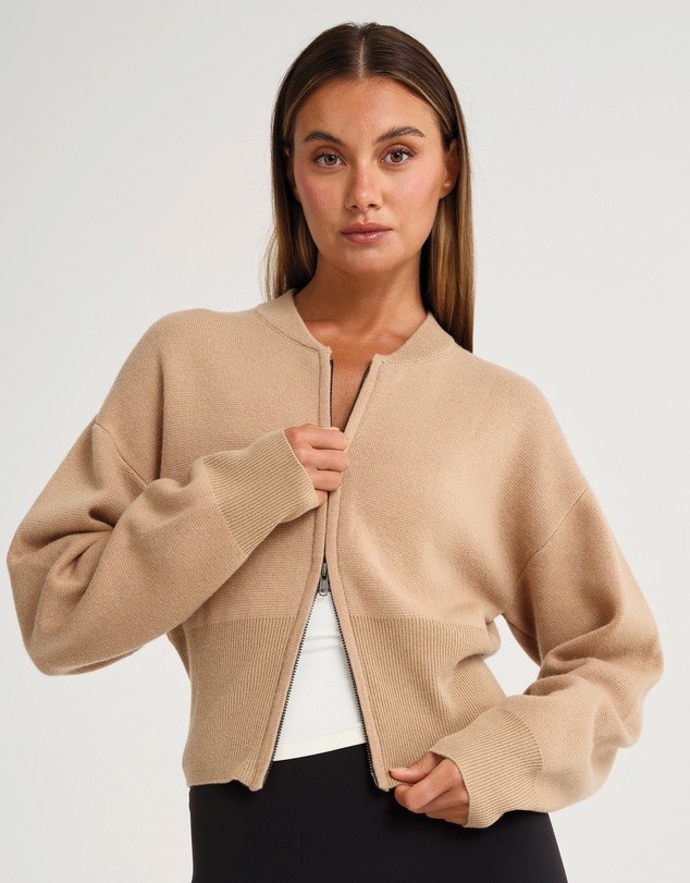All Fenix - Two Way Zip Knit Bomber