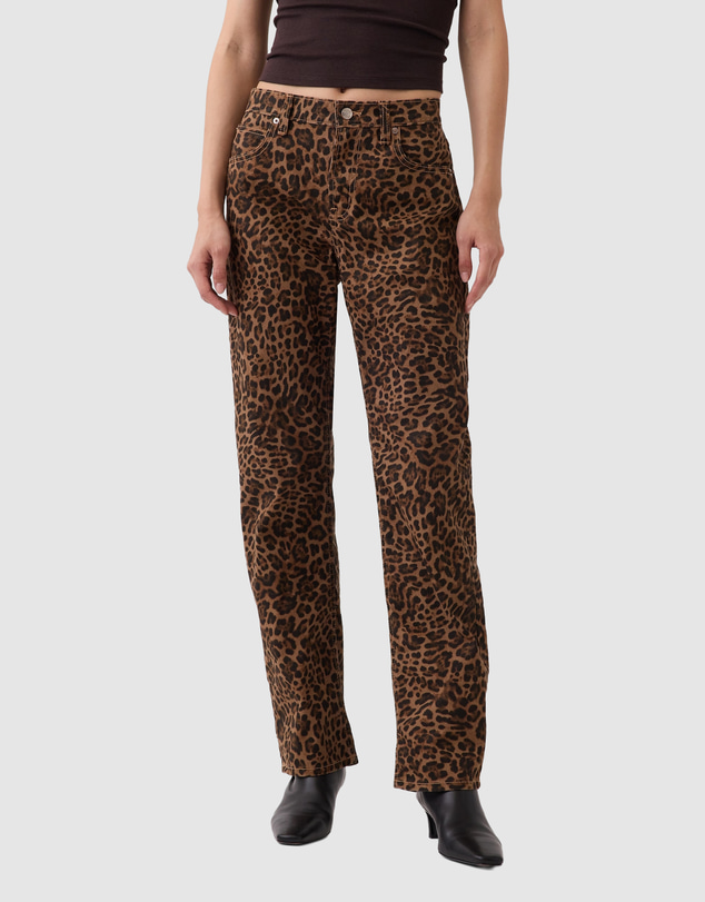 GAP - Mid Rise Straight Taper Barrel Jeans