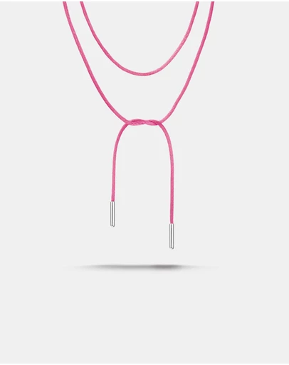 THOMAS SABO - THOMAS SABO Textile Necklace Pink