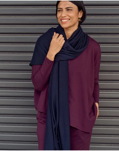 Bamboo Body - Bamboo & Recycled Cashmere Wool Travel Wrap 