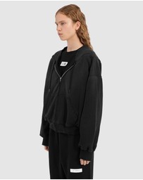 MM6 Maison Margiela - Zip-Up Hooded Sweat Jacket
