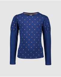 B.Nosy - Long Sleeve Polka Dot Top - Kids-Teens