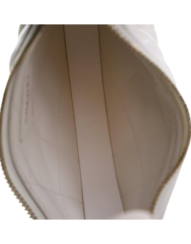Pre-Loved by Azura Reborn - Pre-Loved Mini Shiny Crumpled Quilted Lambskin Chain Around Pouch