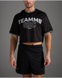 TEAMM8 - S.S.C. Fraternity Drop Sleeve Crop Tee