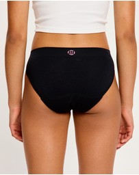 Modibodi - Teen Soft Stretch Seamless Hipster Period Underwear Bikini Moderate Absorbency 2 Pack