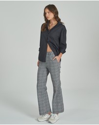 DRICOPER DENIM - Check Kick Flare Trousers