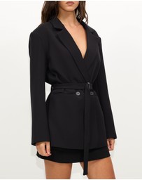 Dazie - Dune Belted Blazer