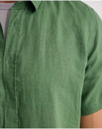 Oxford - Leyton French Linen Short Sleeve Shirt
