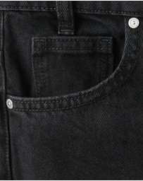 M.N.G - Wide-Leg Mid-Rise Jeans With A Crossover Waistband