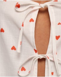 Petal & Pup - Elsie Top - Ditsy Heart
