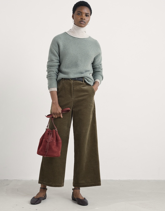 Seasalt - Seasalt Cornwall Green Asphodel Trousers
