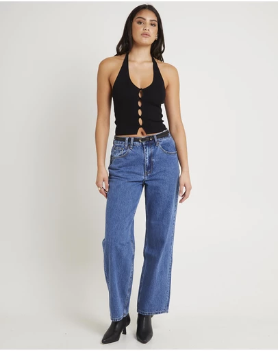 Insight - Bobby Baggy Dad Denim Jeans Petite